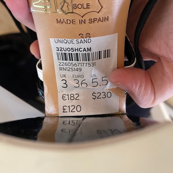 NEW Topshop sandals ankle wrap 5.5 - Picture 7 of 7